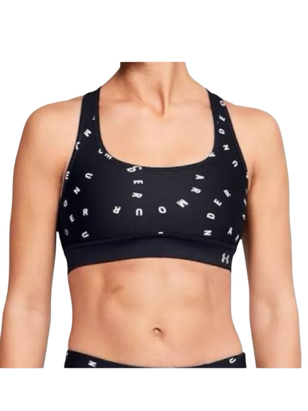 Under Armour Crossback Print Mash Up Sports Bra M